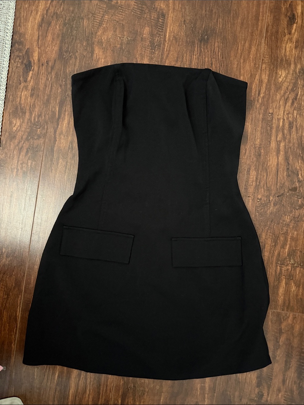 White Fox Strapless Bodycon Mini Dress